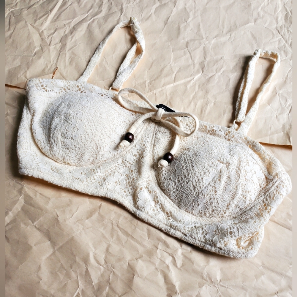 Cream Lace Bralette NEW